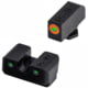 TruGlo Tritium Pro Handgun Night Sights for Walther PPQ &amp; P99 w/ Orange Front Ring, TG-TG231W1C
