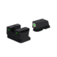 TruGlo Tritium Pro Handgun Sight Set for 1911 270/500, White Focus Lock Ring, TG-TG231N4W