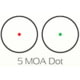 TruGlo Tru Brite Open Dot Sight, 34mm, Multi-Reticle, Black, TG-TG8380BN