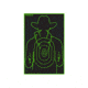TruGlo Gunslinger Target, 12x18, 6 Pack, Black, TG-TG16A6
