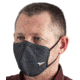 TRYBE Defense Breathing Armor Reusable 4 Layer Water Repellent Face Mask, Gray, One Size Fits All TRBMASK-1