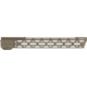 TRYBE Defense Magnite Go Fast Ultra Lightweight Handguard, Cut Top Rail, M-LOK, FDE, 15in, MGHDG-V2-15CR-FDE