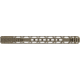 TRYBE Defense Magnite Go Fast Ultra Lightweight Handguard, Cut Top Rail, M-LOK, FDE, 15in, MGHDG-V2-15CR-FDE