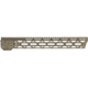 TRYBE Defense Magnite Go Fast Ultra Lightweight Handguard, Full Top Rail, M-LOK, FDE, 15in, MGHDG-V2-15FR-FDE
