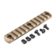 TRYBE Defense Magnite M-Lok Picatinny Rail Section, 11 Slots, FDE, TRBDMGRAIL11-FDE