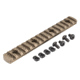 TRYBE Defense Magnite M-Lok Picatinny Rail Section, 15 Slots, FDE, TRBDMGRAIL15-FDE