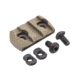 TRYBE Defense Magnite M-Lok Picatinny Rail Section, 3 Slots, FDE, TRBDMGRAIL3-FDE