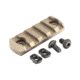 TRYBE Defense Magnite M-Lok Picatinny Rail Section, 5 Slots, FDE, TRBDMGRAIL5-FDE