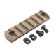 TRYBE Defense Magnite M-Lok Picatinny Rail Section, 7 Slots, FDE, TRBDMGRAIL7-FDE