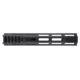 TRYBE Defense Magnite Ultra Function Lightweight Handguard, Cut Top Rail, M-LOK, Black, 9in, MGHDG-V1-9CR-BL