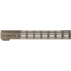 TRYBE Defense Magnite Ultra Function Lightweight Handguard, Cut Top Rail, M-LOK, FDE, 15in, MGHDG-V1-15CR-FDE