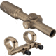 TRYBE Optics 1-6x24mm Rifle Scope and TRYBE Optics 30mm Cantilever Riflescope Ring Mount, FDE