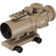 TRYBE Optics 3x32mm Compact Prism Scope Red Dot Sight, 32mm Tube, FDE, TRO3XPRISM-FDE