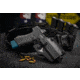 TRYBE Tactical Universal Holster w/ Paddle and Belt Clip, Right, Black, TRT-UH-PBCKIT-BL