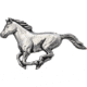 TS Brown Running Horse Pin, TSBA19