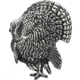 TS Brown Turkey Pin, TSBB17