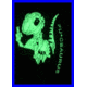 TUFF Products 2.5in Fuasaurus Patch, Glow in the dark, P-Fuasaurus