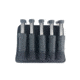 TUFF Products 5 In-line R.E.M. Pouch with Magnetic Retention-No Flap - Size 2 For Double Stacks, Black Carbon 7095-BC-M-2