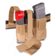TUFF Products Multi-Gun InLine Mag Pouch -Coyote Brown, Fits 1 Ar15/ 2 Pistol Magazines 7070-CBV-25