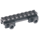 Tuff Zone 0.5in Compact Riser Mount, See-Through - 8 Slots, TZ-MR8L