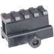 Tuff Zone 1in Compact Riser Mount, See-Through - 4 Slots, TZ-MR4
