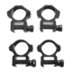 Tuff Zone 1in Weaver Ring Mount, Medium Profile, TZ-RWM