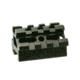Tuff Zone Double Rail 45 Degree Angle Mount, 1.57in, Black Anodized, TZ-M45D