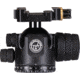 Two Vets Tripods Inc 44MM Dual Tension Ballhead w/Arcalock Dual Clamp, Arca Swiss and Picatinny, Black, 3in, 850044845279
