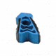 Tyrant CNC Mod Grip, w/Chevron Back Straps, Anodized Blue, Medium, TD-763-B3