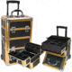 TZ Case ABG318 Miniature Professional Rolling Beauty Case, Black Horse