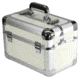 TZ Case Aluminum-Framed Makeup Case, White, 14.25 x 8.75 x 9.75in, AB-411 WH