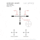 U.S. Optics SVS 1-6x24mm Rifle Scope, 34mm, Digital SFP 2 MOA Red Dot, SFP MIL Type 2 Reticle, M4, Medium, Matte Black, SVS 1-6 MT2 M4 DLOC
