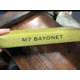 U.S. Spec Reproduction M7 Bayonet Knife wM8A1 Scabbard, Black Bayonet/OD Scabbard, 11.75in, RM7M8A1