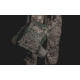 UARM SA3U Level III+ UHMWPE SAPI Armor Plate, Multi-Curved, Nylon Covered, Ranger Green, Large, SA3UL