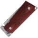 Ultimate Equipment M1911 Hammerhead Lock Folding Knife, 4.75in Closed, 3.5in Bead Blast Finish 440C SS Drop Point, Checkered Rosewood Handle, SLR-440C