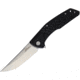 Ultra-X Rhino Linerlock Black Folding Knife, 4 stonewash finish 9Cr18MoV stainless blade, Black sculpted G10 handle, UXHK219B