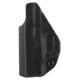 UM Tactical Qualifier IWB/OWB Holster, Smith &amp; Wesson M&amp;P 9 Shield/Smith &amp; Wesson M&amp;P 40 Shield, Right Hand, Kydex, Carbon Black, QU-SW-SHLD-RH