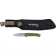 Uncle Henry 2 Folding &amp; Fixed Knife Set, 7in/3in, Stainless Steel, Fixed/Folding Blade, Brown, Polymer Handle, 1183291