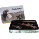 Uncle Henry Fixed/Folding Knife Combo w/Bottle Opener, 4in/3in, Stainless Steel, Folding/Fixed Blade, Brown, Pakka Wood Handle, 1183280