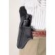 Uncle Mike's Super Belt Slide Holster, Ambidextrous, Matte, Black, 86150