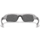Under Armour Big Shot Sunglasses, Shiny White/Gray Frame,Orange Multiflection Lens U8600085-100941