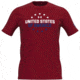 Under Armour Freedom CAP USA T-Shirt - Mens, Tall, Red, Large, 1365051600LGT
