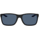 Under Armour Hustle Sunglasses with Shiny Black/Grey Frame and Blue Flash Lens, Medium, UA0005S 807-KU