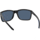 Under Armour Hustle Sunglasses with Shiny Black/Grey Frame and Blue Flash Lens, Medium, UA0005S 807-KU