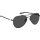 Under Armour Instinct Pilot Shape Sunglasses with Matte Black Frame and Grey Lens, Medium, UA0007GS 003-59IR
