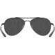 Under Armour Instinct Pilot Shape Sunglasses with Matte Black Frame and Grey Lens, Medium, UA0007GS 003-59IR