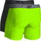 Under Armour Original Series 6 Inch Boxerjock 2-Pack, Carbon Heather/Hyper Green, SM, 1282508-091-SM