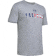 Under Armour UA Freedom Chest T-Shirt - Mens, Steel Medium Heather, 2X-Large, 13333540352X