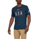Under Armour UA Freedom USA Chest T-Shirt - Mens, Academy, Extra Large, 1327555408XL