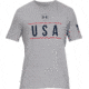 Under Armour UA Freedom USA Chest T-Shirt - Mens, Steel Light Heather, 2XL, 13275550352X